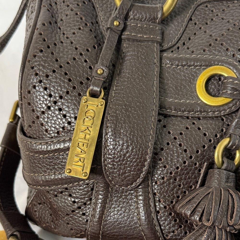 * Lockheart Elegant Brown Handbag - Picture 7 of 15